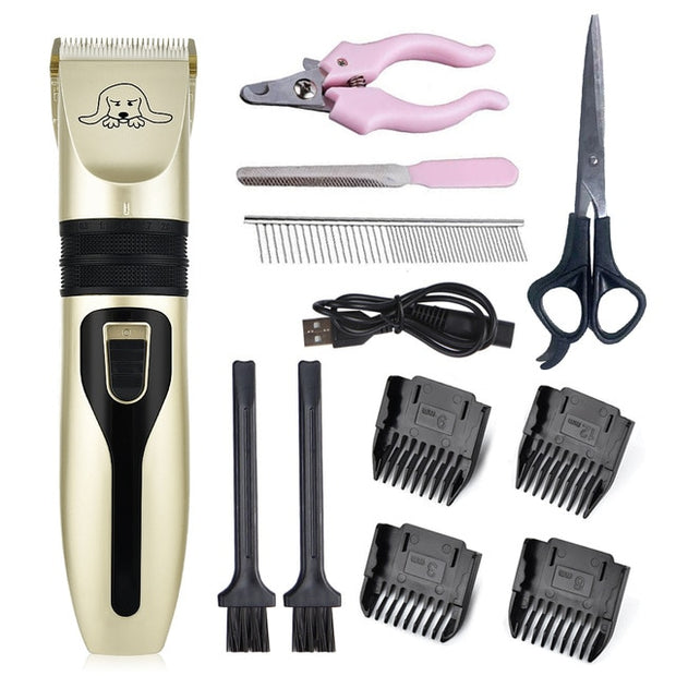 Electric Clipper Hair Trimmer Kit - Woofpawz