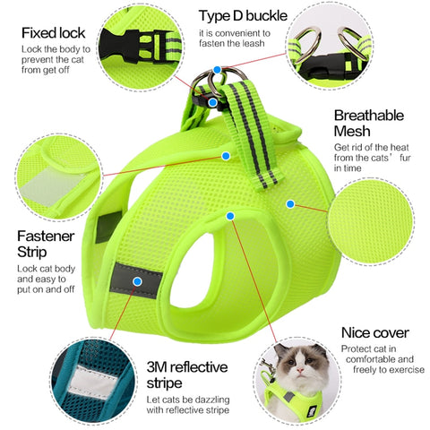Reflective Vest Harness - Woofpawz