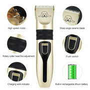 Electric Clipper Hair Trimmer Kit - Woofpawz