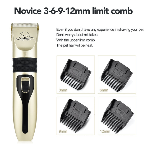 Electric Clipper Hair Trimmer Kit - Woofpawz