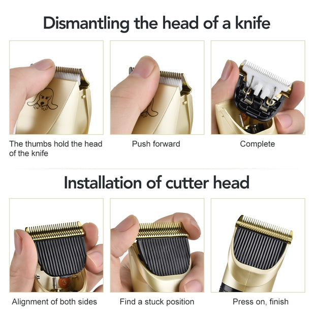 Electric Clipper Hair Trimmer Kit - Woofpawz