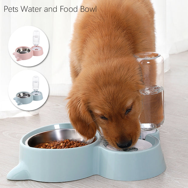 Pet Automatic Feeder with Water Dispenser - Woofpawz