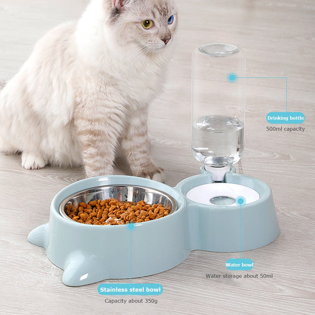 Pet Automatic Feeder with Water Dispenser - Woofpawz