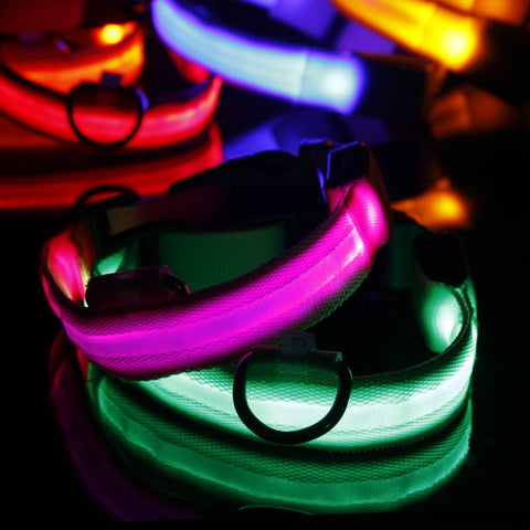 Pet Collar with LED Light - Woofpawz