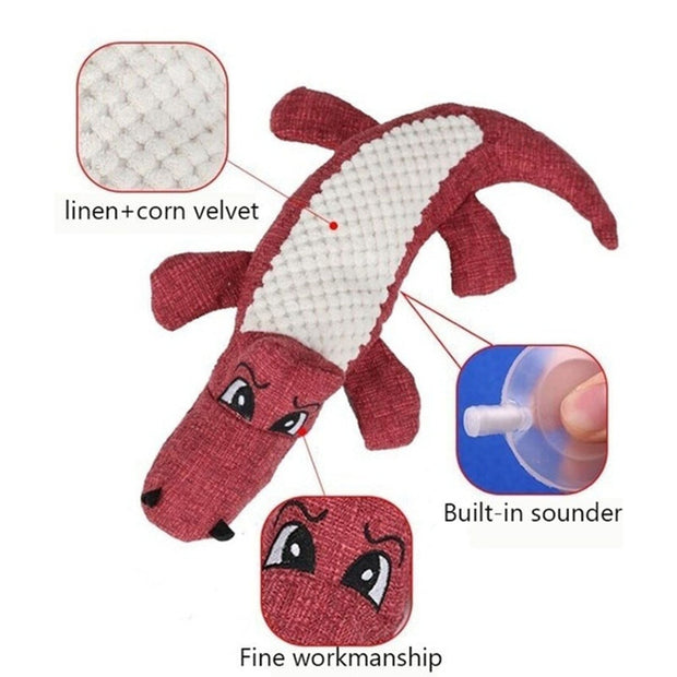 Crocodile Dog Toy - Woofpawz